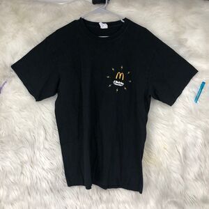 McDonald’s Black Graphic J Balvin “Familia” T-Shirt, Fast Food Tee, SZ L